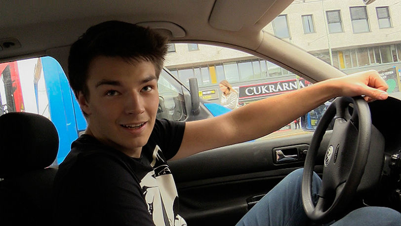 This cute guy was just a student making extra money by driving a taxi - Czech Hunter #327