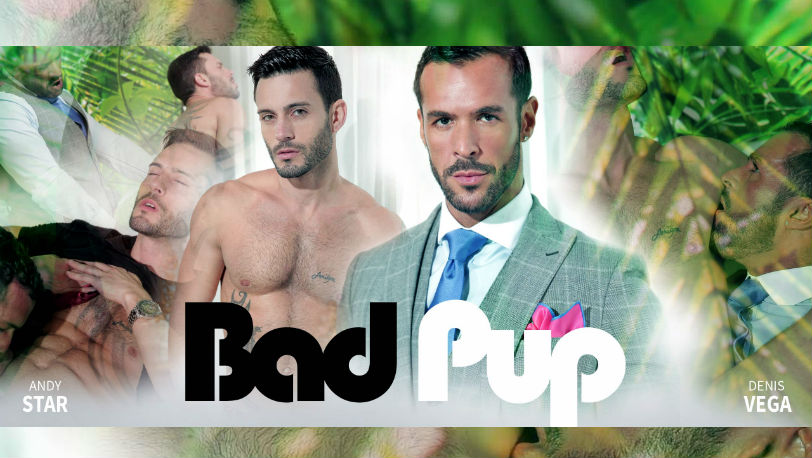 Denis Vega gives Andy Star the fuck of his lifetime in "Bad Pup" from Men at Play