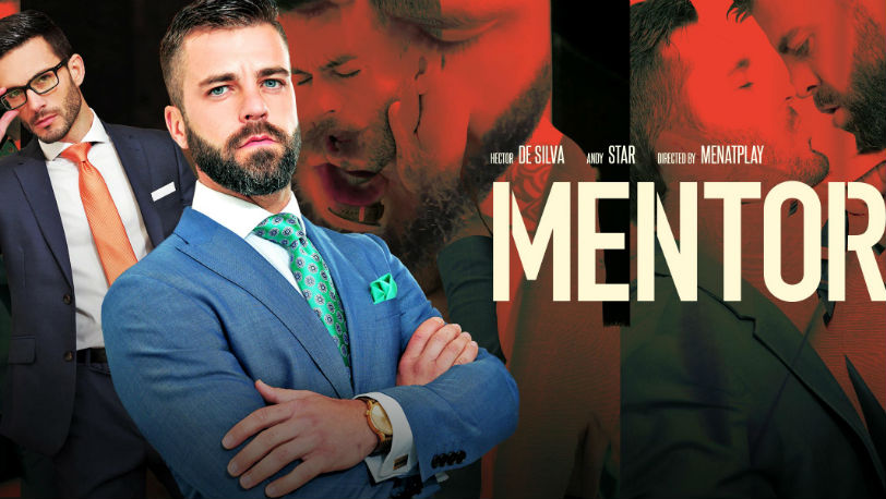 Hector de Silva gives Andy Star lessons in suitsex in “Mentor” from Men at Play