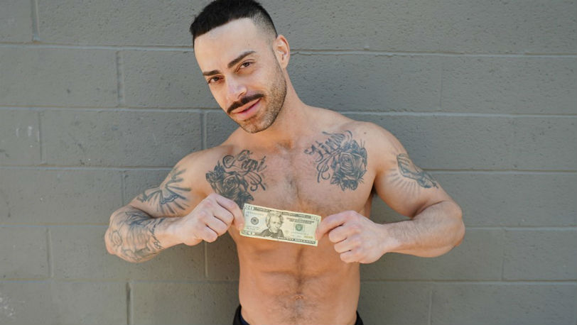 Carlos is a personal trainer in NYC, so inevitably money is as tight as his virgin ass - Reality Dudes