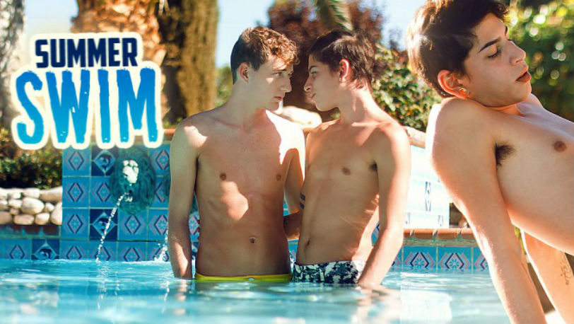 Aiden Garcia & Cameron Parks found a way to beat the heat in “Summer Swim” at Helix Studios