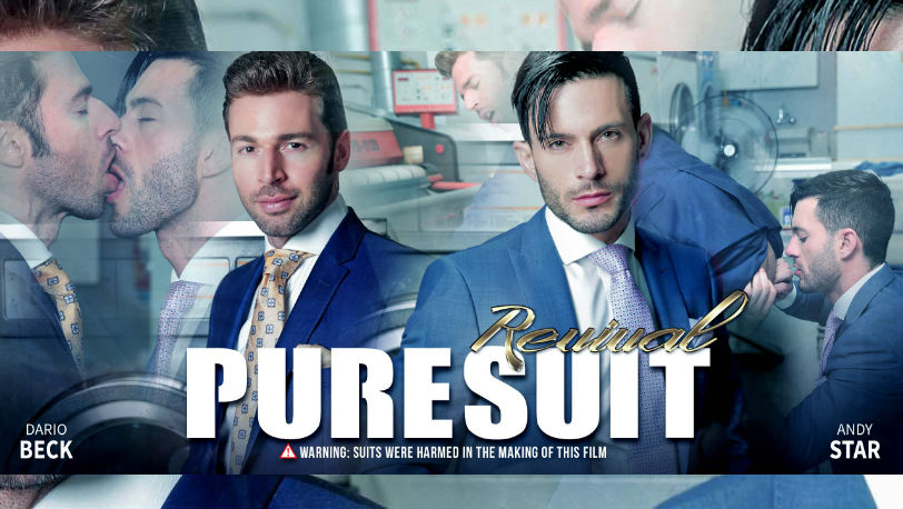 Andy Star makes sure Dario Beck gets a star treatment in “Pure Suit” from Men at Play
