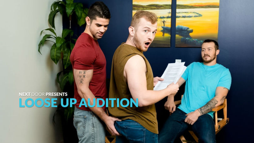 Mark Long, Archer Hart and Jason Richards in “Loose Up Audition” from Next Door Studios