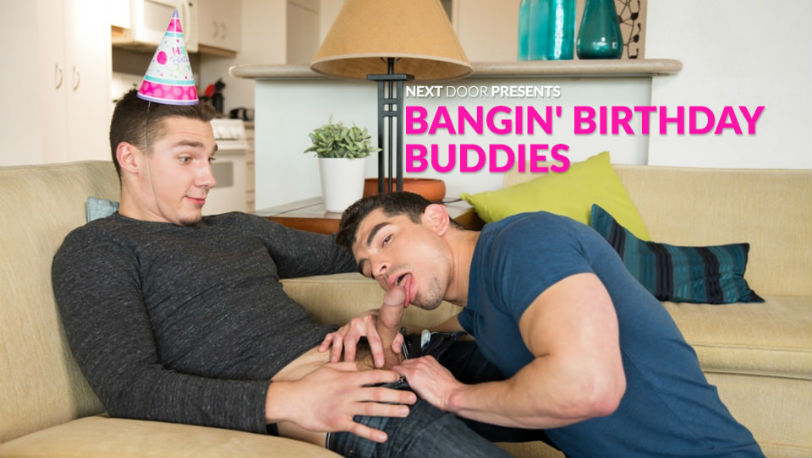 Spencer Laval and Jeremy Spreadums in “Bangin' Birthday Buddies” from Next Door Studios