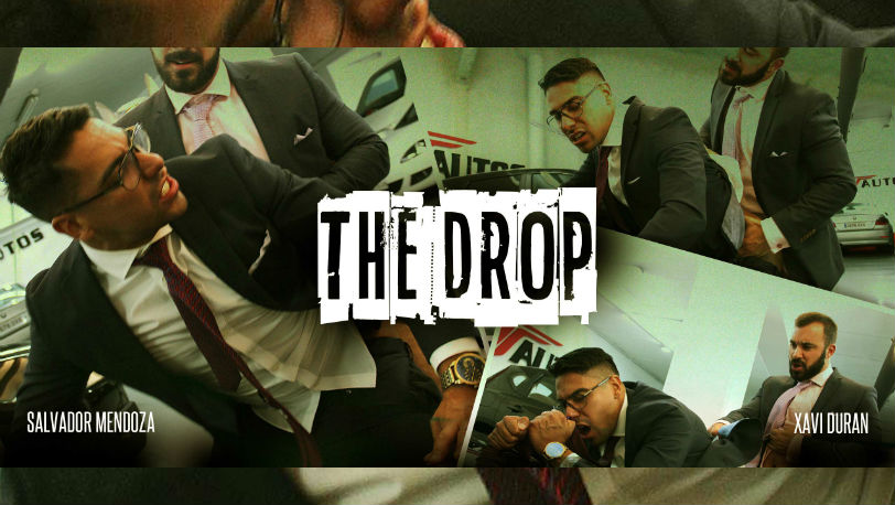 Salvador Mendoza bounces on Xavi Duran’s hard dick in “The Drop” from Men at Play