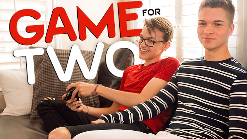 Hot twinks Dustin Cook and Taylor Colman in “Game for Two” from 8teenBoy
