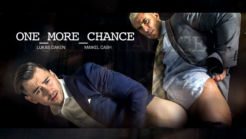 Hot hunks Maikel Cash and Lukas Daken in “One More Chance” from Men at Play